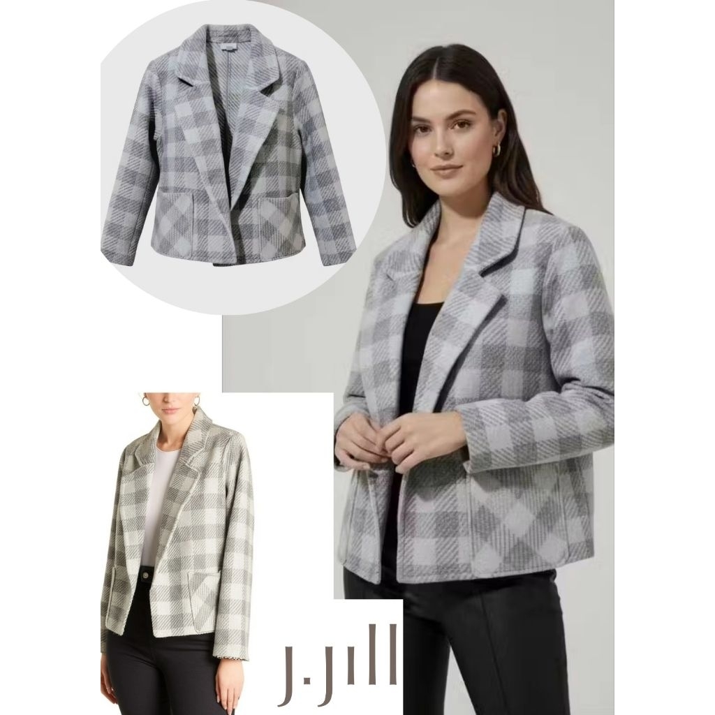 j.jill modern jacket wool lembut