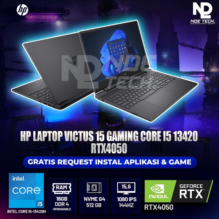 HP LAPTOP VICTUS 15 GAMING CORE I5 13420 RTX4050