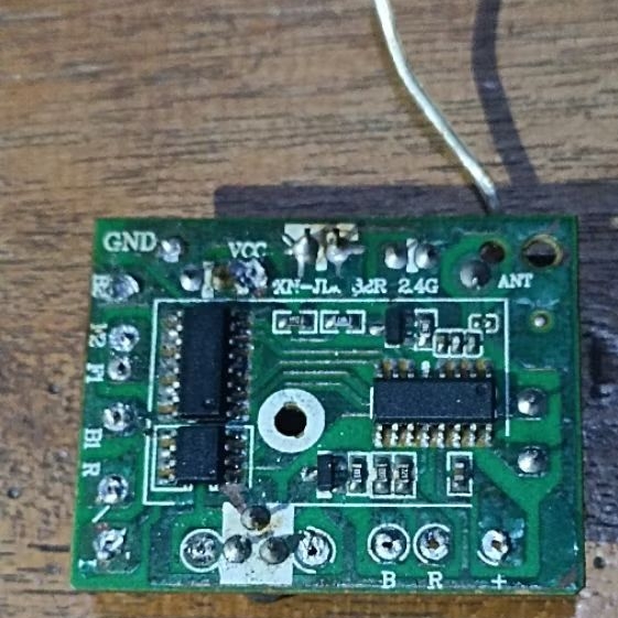 Modul RC Rock Crawler 4wd Spray PCB 2.4Ghz Remote Control Reciever XN-JD2132R-2.4G Gambling Non Test