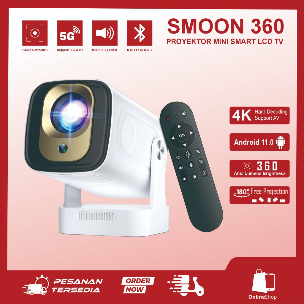 SMART 360 Proyektor LCD TV Android