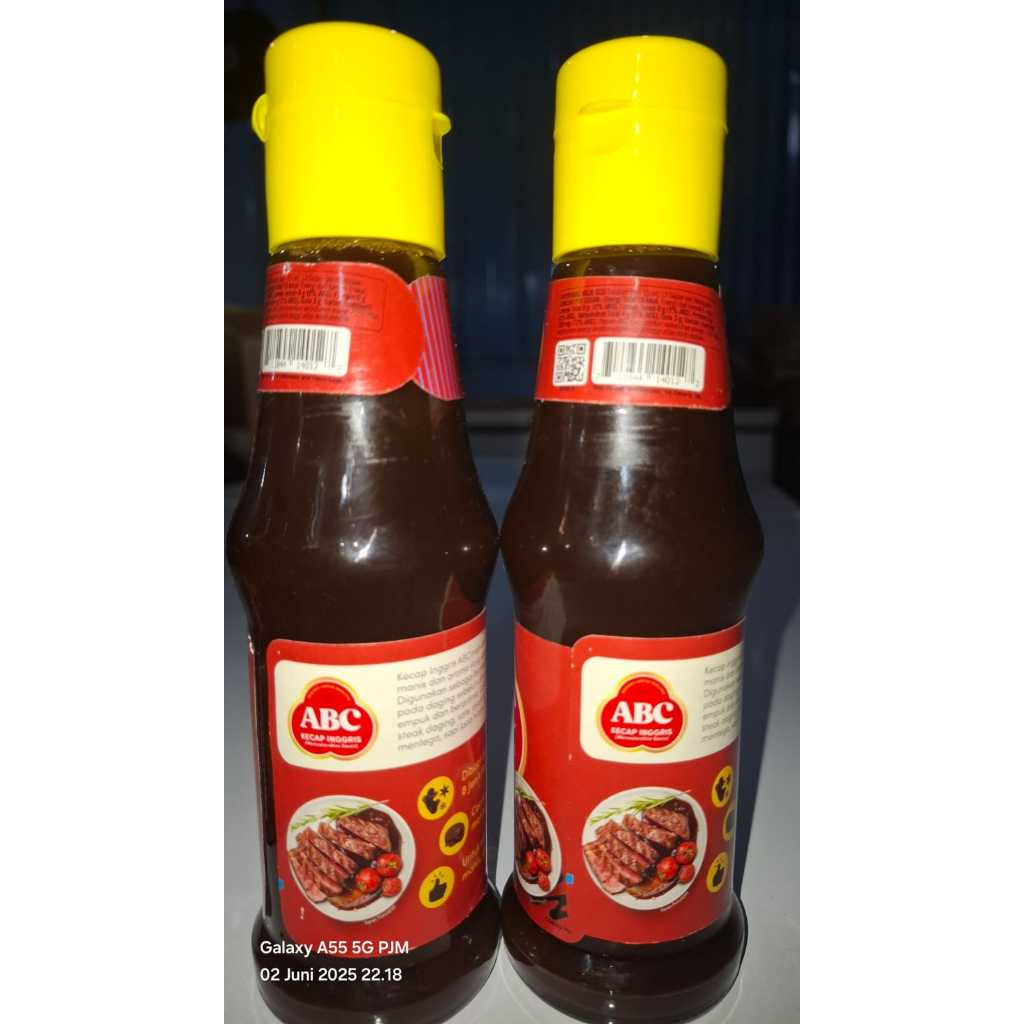 ABC Kecap Inggris Botol 195 Ml Rasa Gurih Asam Manis