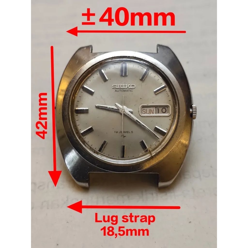Jam otomatis Seiko 7006-7090 butuh servis angap bahan 01