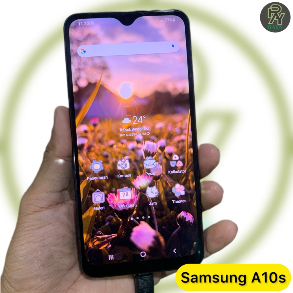 LCD plus frame Samsung A10S A107 original copotan normal garansi