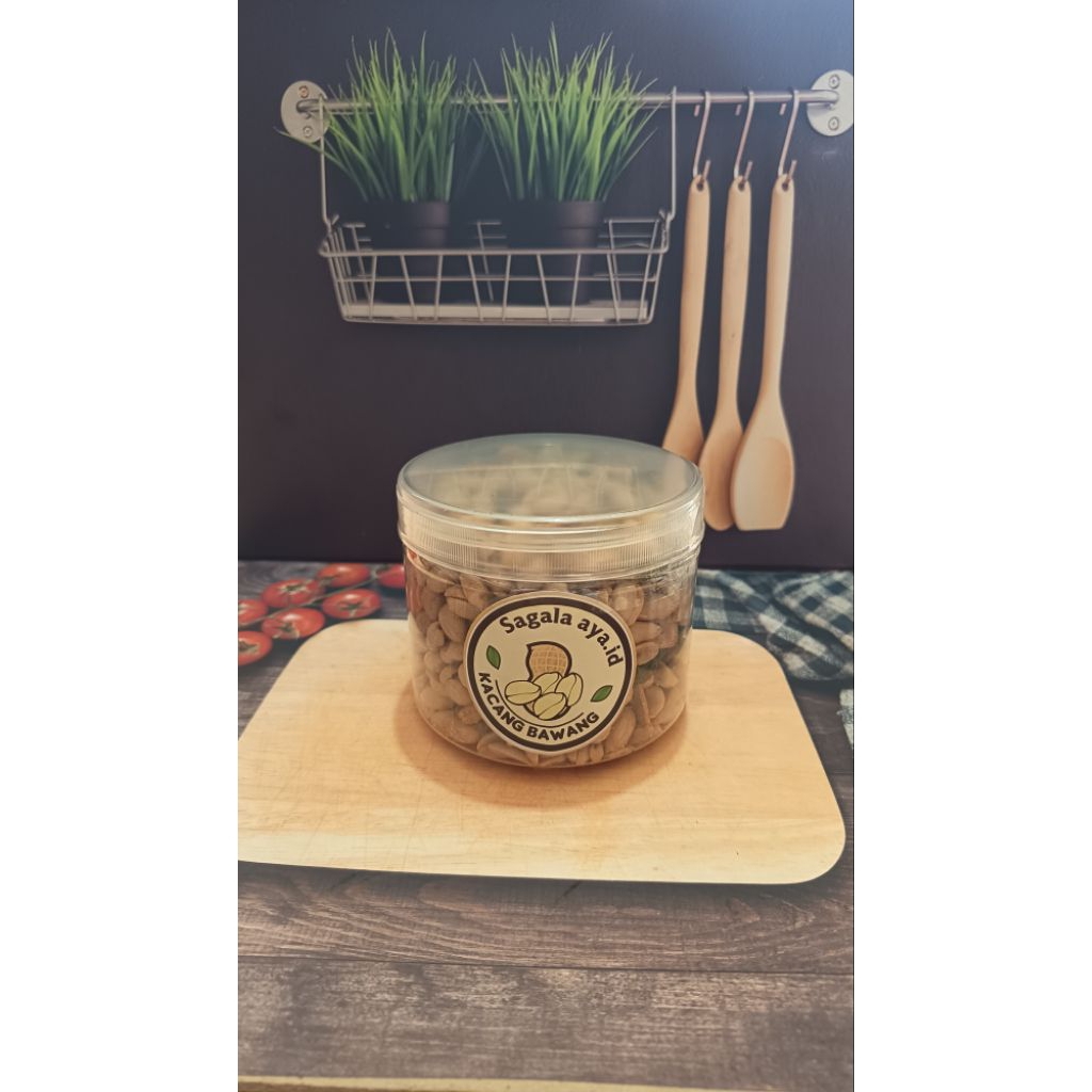 kacang bawang toples daun jerut gurih lezat / 250 gram