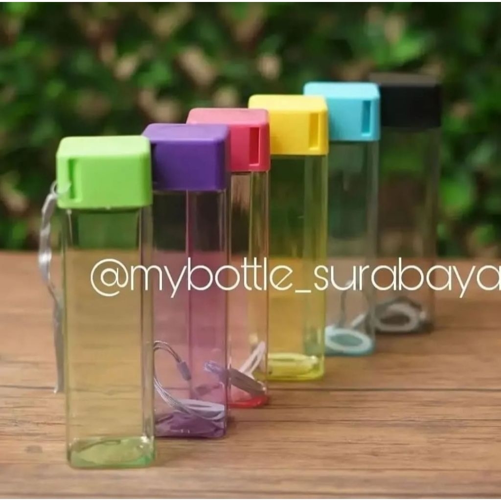 mybottlekotak polos,botol kotak polos