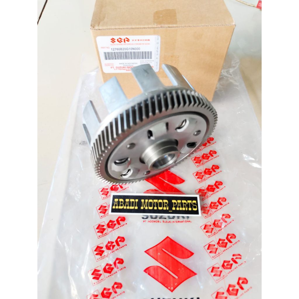 Rumah Kopling Alumunium plus gigi gendeng Shogun 125 r  Shogun Sp Smash 110 old Smash 110 new