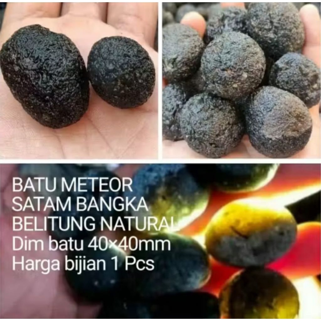 Batu Meteor Satam Bangka Belitung Natural Alam