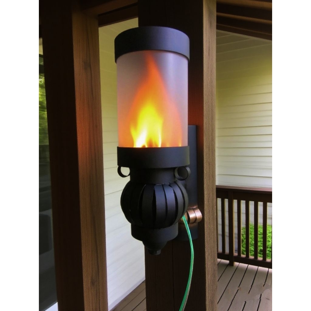 [BISA COD] LAMPU HIAS DINDING/LAMPU TERAS / LAMPU PILAR / LAMPU OUTDOOR / LAMPU NYALA SEPERTI API