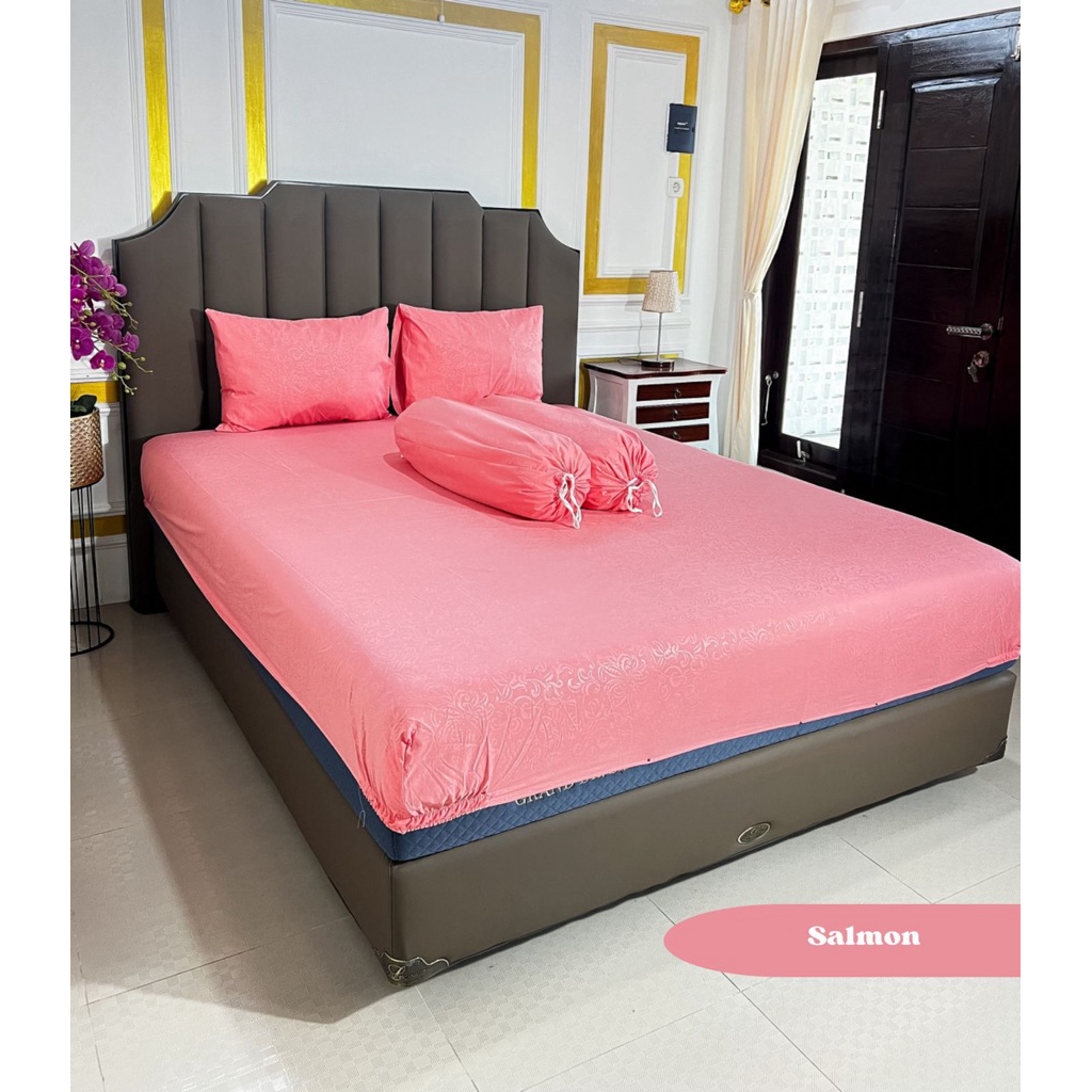 SPREI POLOS KATUN EMBOS TERMURAH