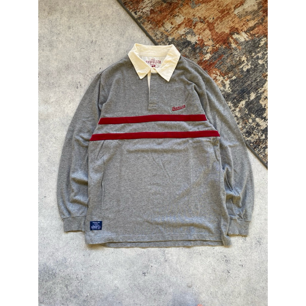 Rugby Shirt Crewneck Sweater