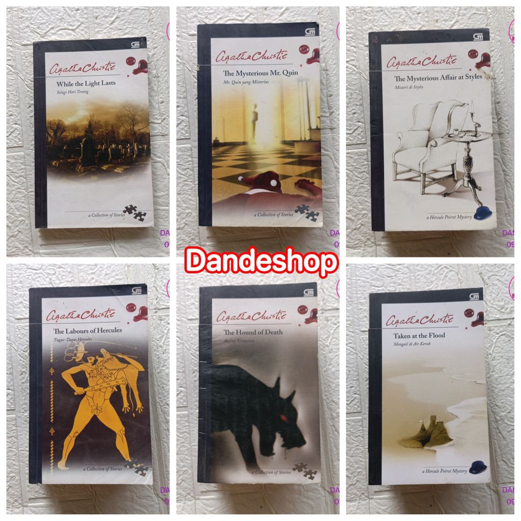 Agatha Christie - Novel Misteri Detektif Bekas Preloved Original Gramedia