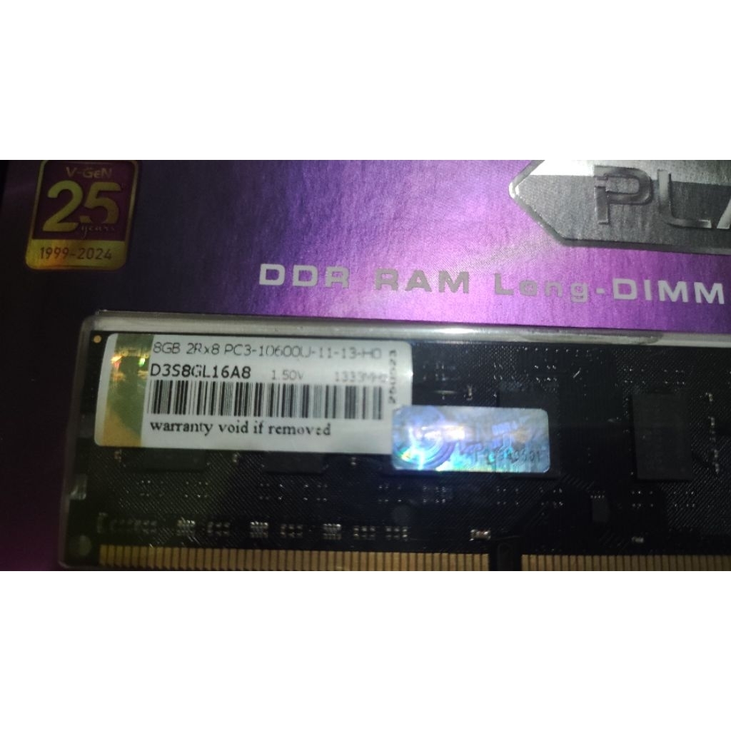 VGEN RAM PC DDR3 8GB 10600