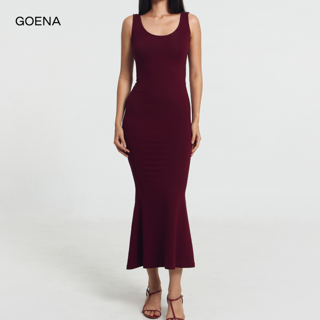GOENA Ursula Round Neck Dress
