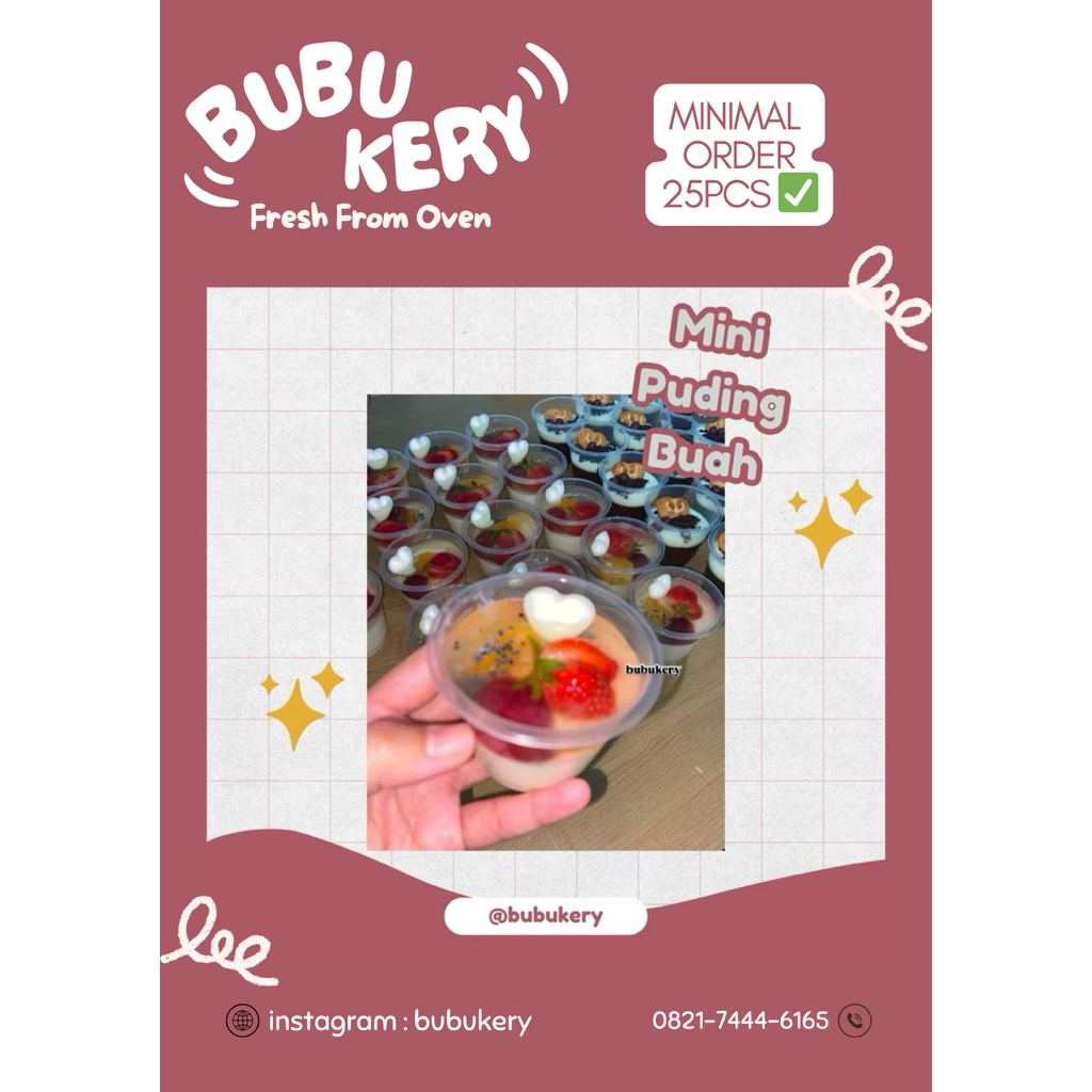 Mini Puding Buah 150ml
