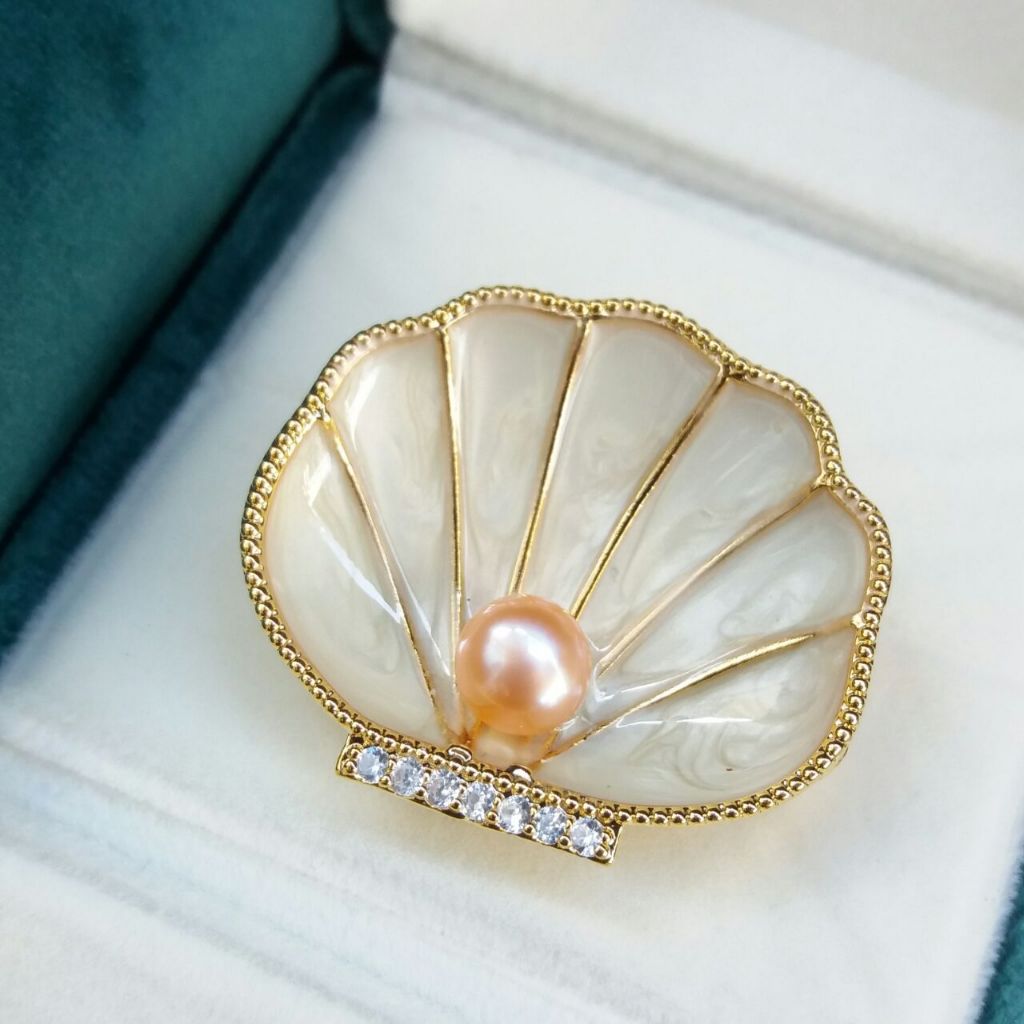 Lulu Pearl Mutiara Lombok - Bros Rhodium Mutiara Air Tawar Asli