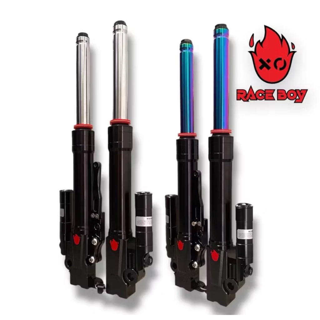 Shock Suspension Depan Rece Boy Full CNC Vario 125-150 Stylo Cbs Beat Fi Scoopy Original