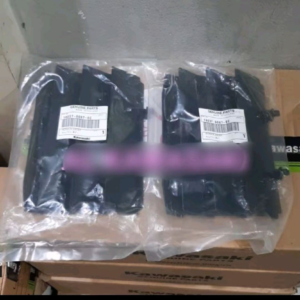 Sepasang Kisi Kisi Radiator Screen Sirip Radiator Dtracker 250 KLX 250