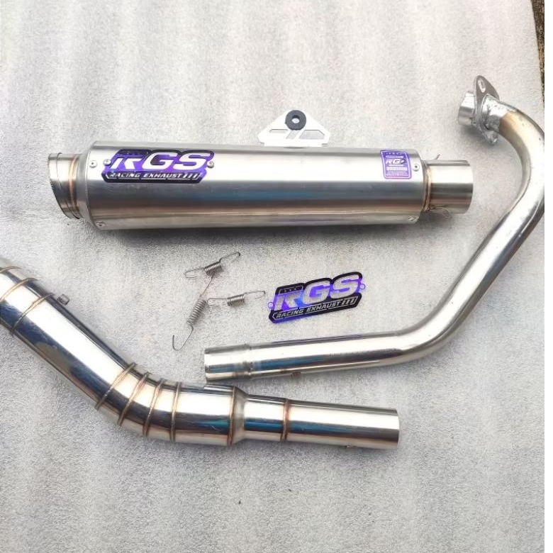 KNALPOT RGS ORIGINAL DPJ KOMPETISI SARANGAN FULL PNP MOTOR MP CB GL TIGER SATRIA FU VIXION OLD NEW S