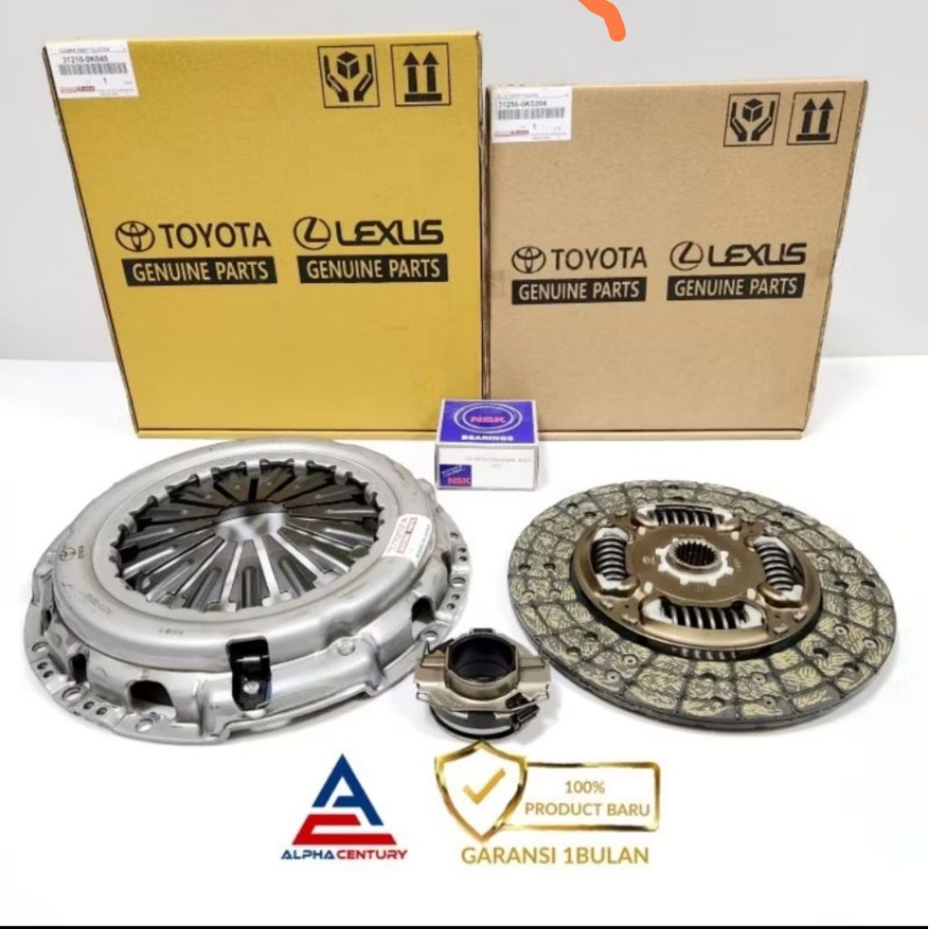 KAMPAS KOPLING SET FORTUNER DIESEL 2.5 HILUX 2.5 2KD DIESEL ORIGINAL