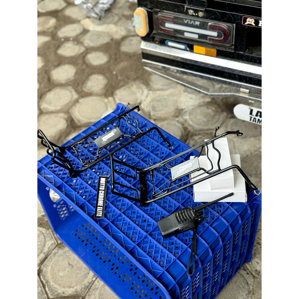 BAHAN TEBAL BERKUALITAS FULL BESI BAGASI TENGAH KERANJANG TENGAH JEPIT REVO FIT REVO FI REVO X REVO 