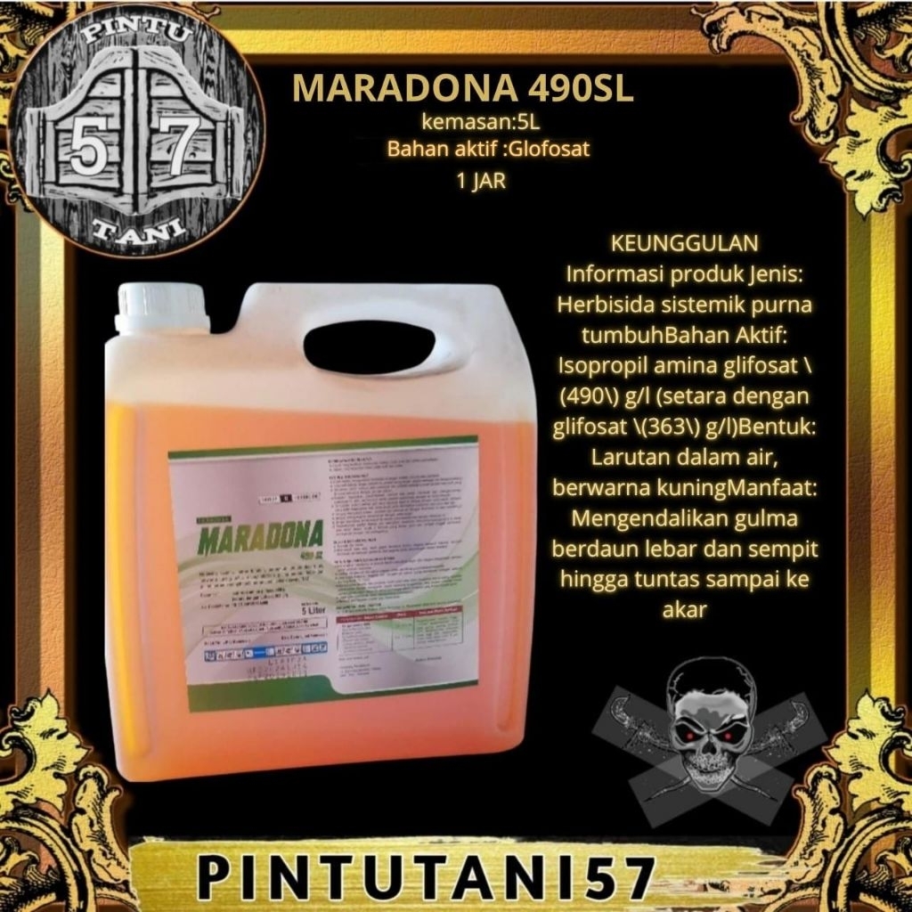 MARADONA 490 SL (HERBISIDA) 5LTR/JAR