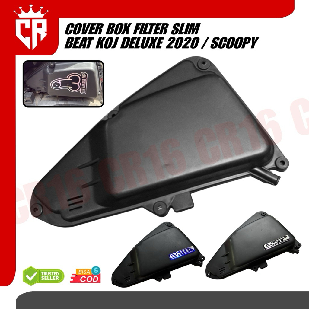 COVER BOX FILTER SLIM BEAT DELUXE KOJ 2019-2025 Tutup Box Filter Beat Deluxe New 2019-2025 KOJ K1A S