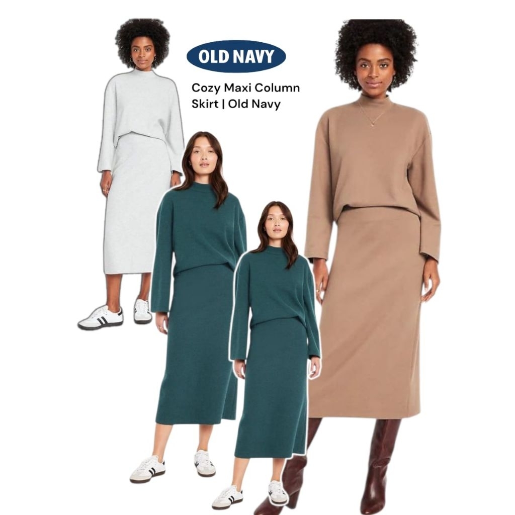 Rok Midi Rajut/ Cozy Knit Midi Skirt