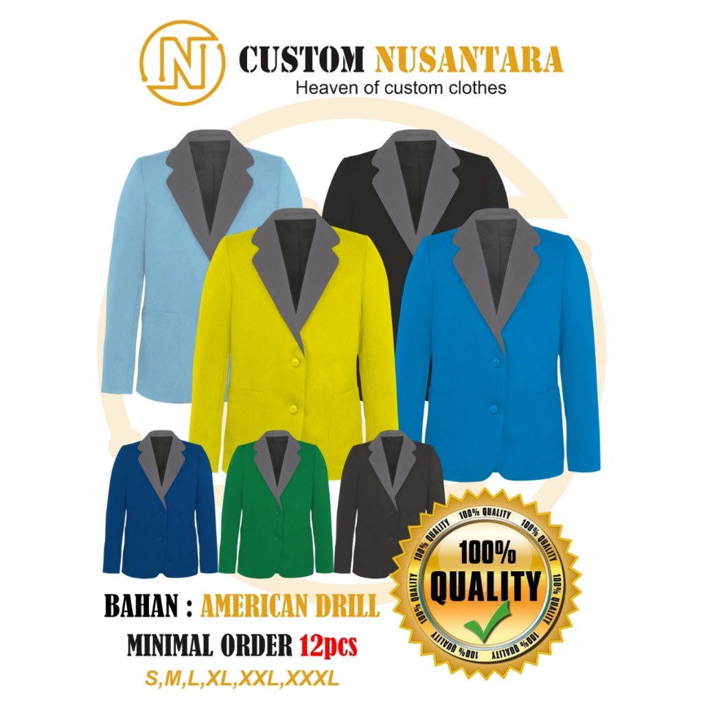 jas almamater custom gratis bordir | almamater sekolah | almet kuliahan | satuan dan grosir