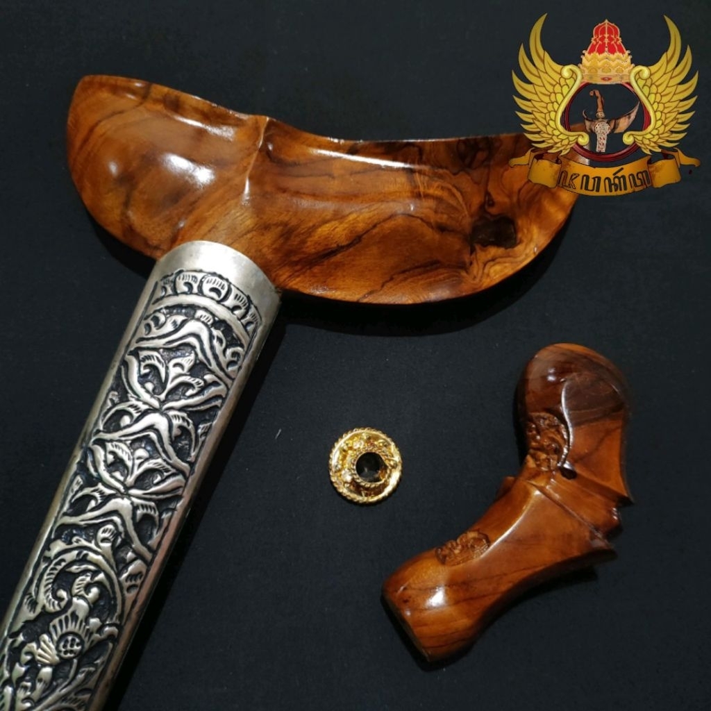 Warangka Model Wulan Tumanggal Bahan Kayu Jati Garap Alusan