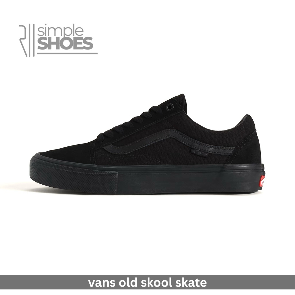 VANS OLDSKOOL SKATEBOARDING FULL BLACK 100%ORIGINAL