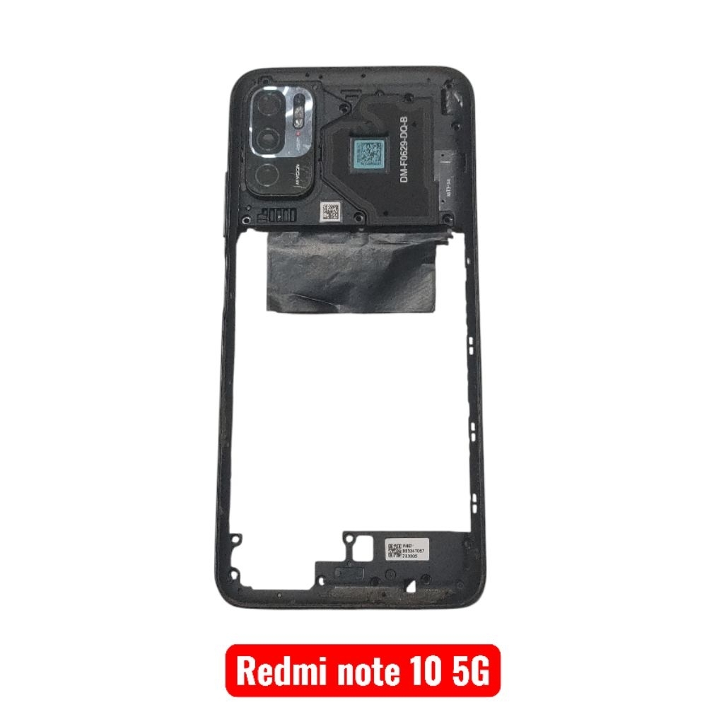 bazzel middle frame bazel tulang tengah redmi note 10 5 G ori copotan