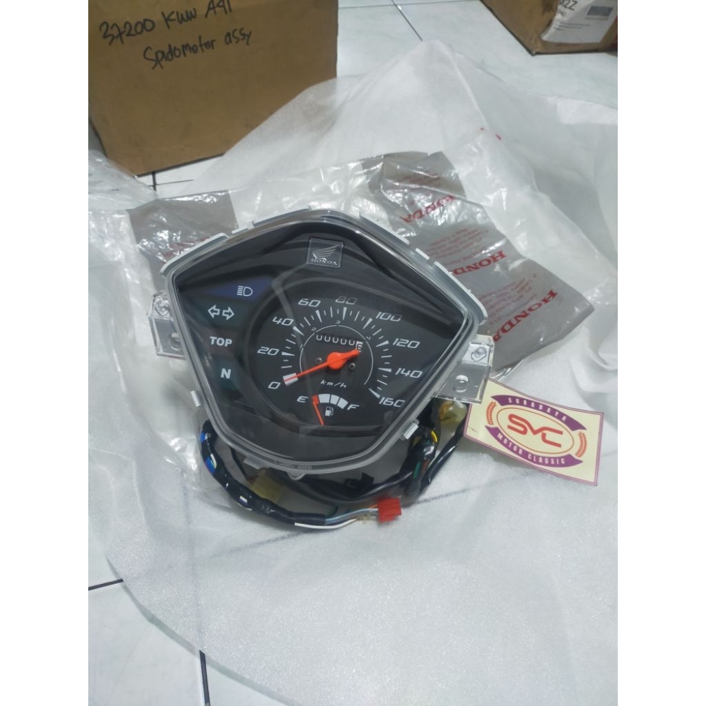 37200-KWW-A41 speedometer spedo Assy absolute Revo 110 karbu ORI AHM