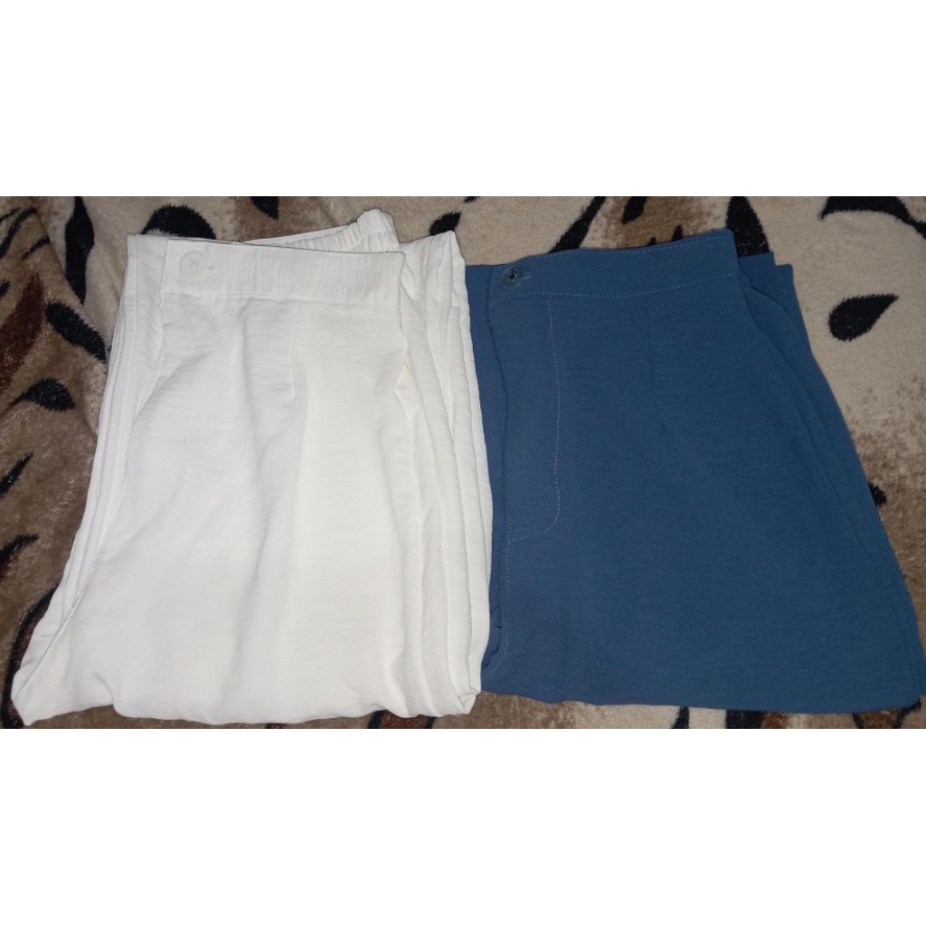 Celana Kulot Rayon Crinkle