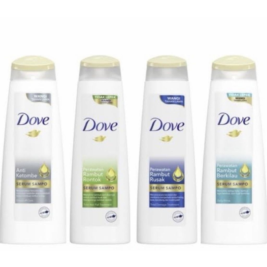 DOVE Serum Shampoo 135ml - DOVE Shampoo Serum Perawatan Rambut