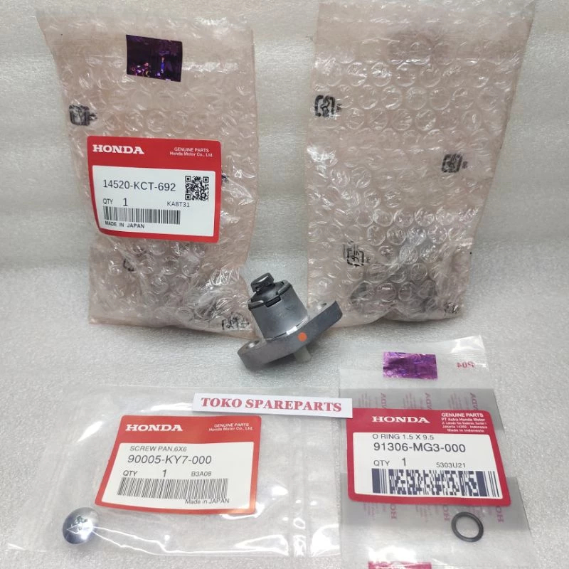 14520-KCT-692 Lifter tensioner assy setelan ran keteng Tiger neotek Megapro ori KCT