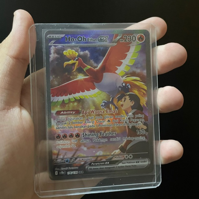 Ho-oh Ethan ex SAR kehadiran juara Pokemon card indonesia
