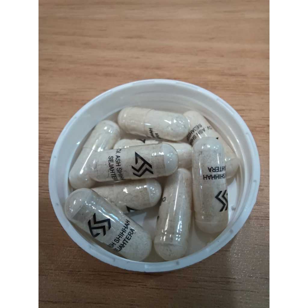 Ecer Kapsul ikan Gabus kutuk cepat keringkan Luka, obat Pasca Operasi Canna albumin