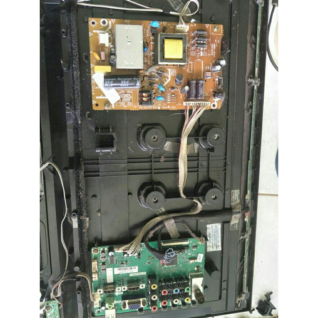 sparepart tv polytron PLD22D900