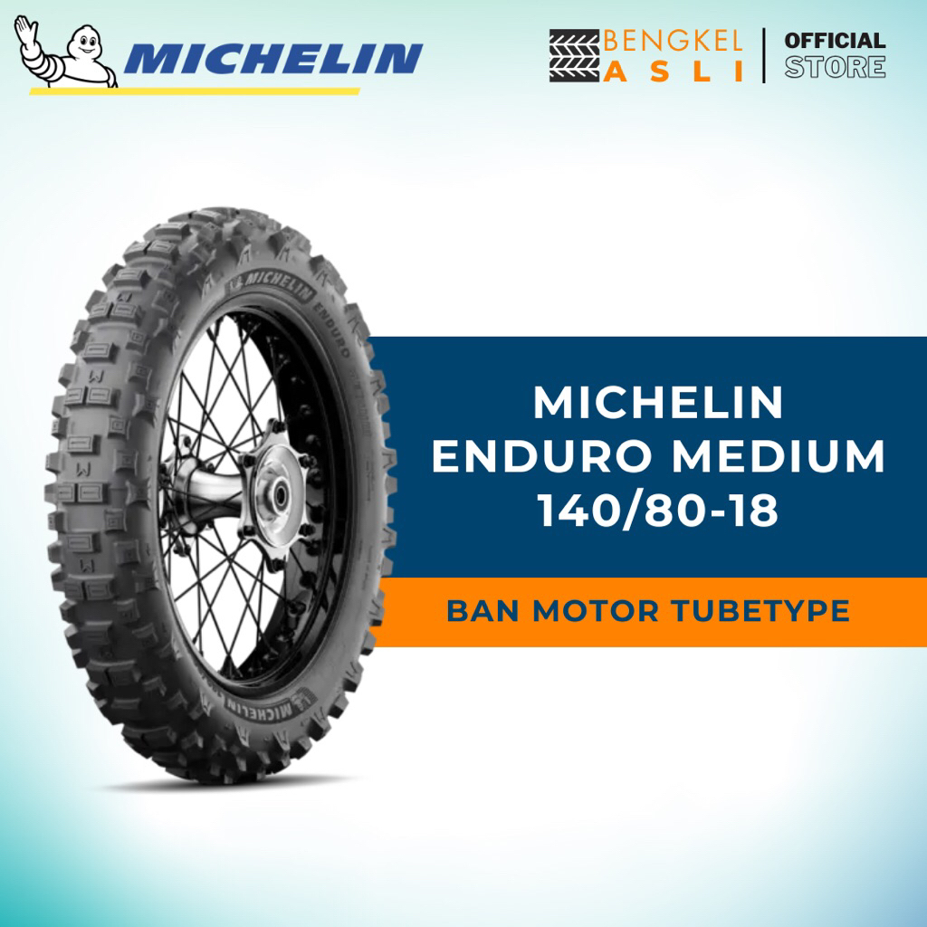 Ban Motor MICHELIN ENDURO MEDIUM Ring 18 140/80-18 Tubetype (TT)