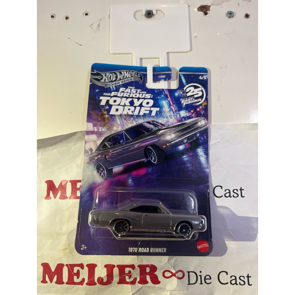 Hot Wheels Fast and Furious Tokyo Drift 1970 Road Runner