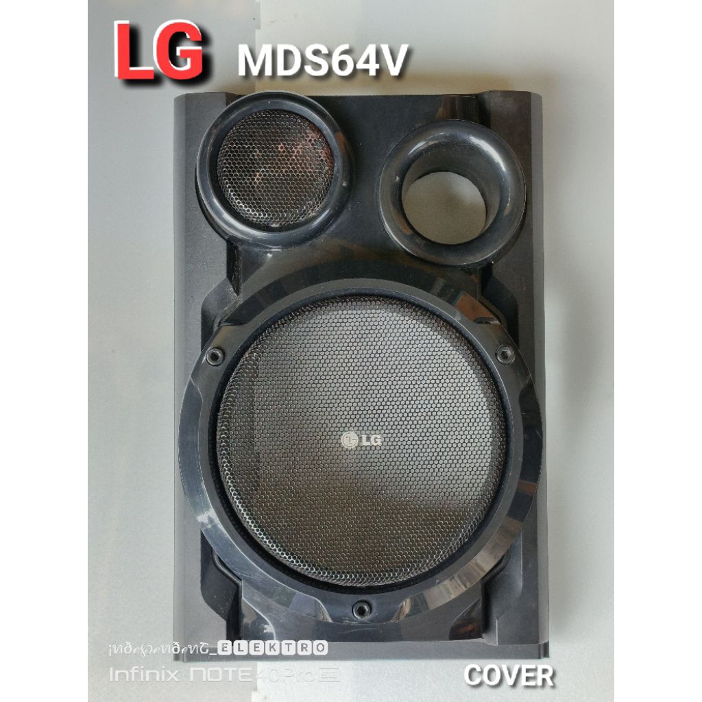 Cover Box compo LG    Casing depan big compo LG 6in   Cover compo Lg MDS64V   Tutup box speaker comp