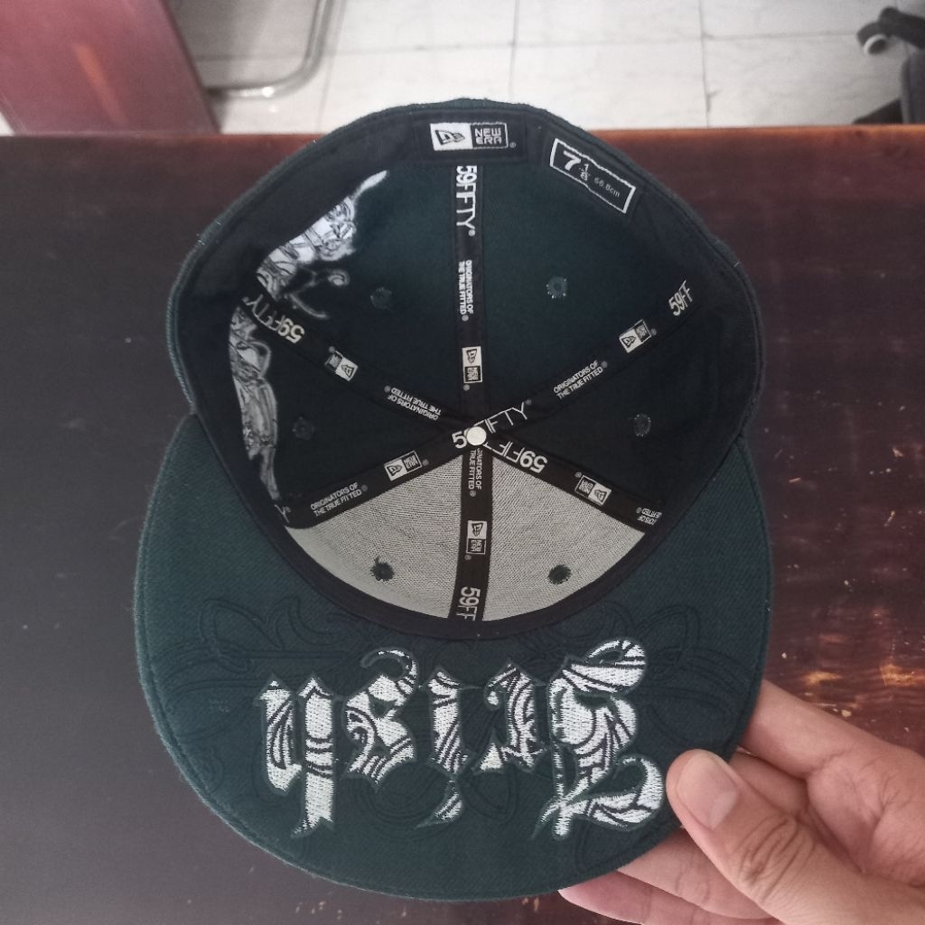 topi ND new era hijau botol