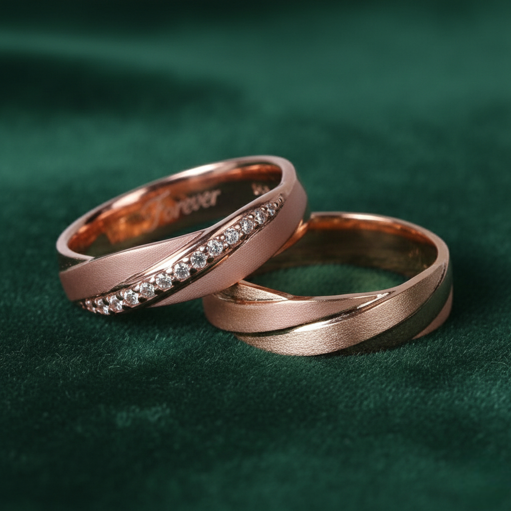 Spilla Jewelry Z-25 Cincin Couple Perak (Silver 925) Tunangan Nikah