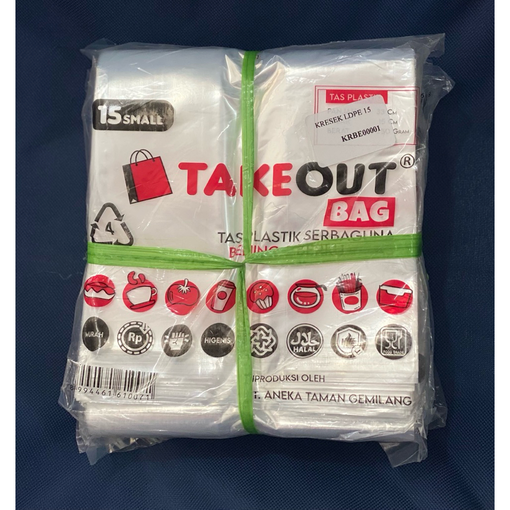 KRESEK LDPE TAKEOUT SMALL