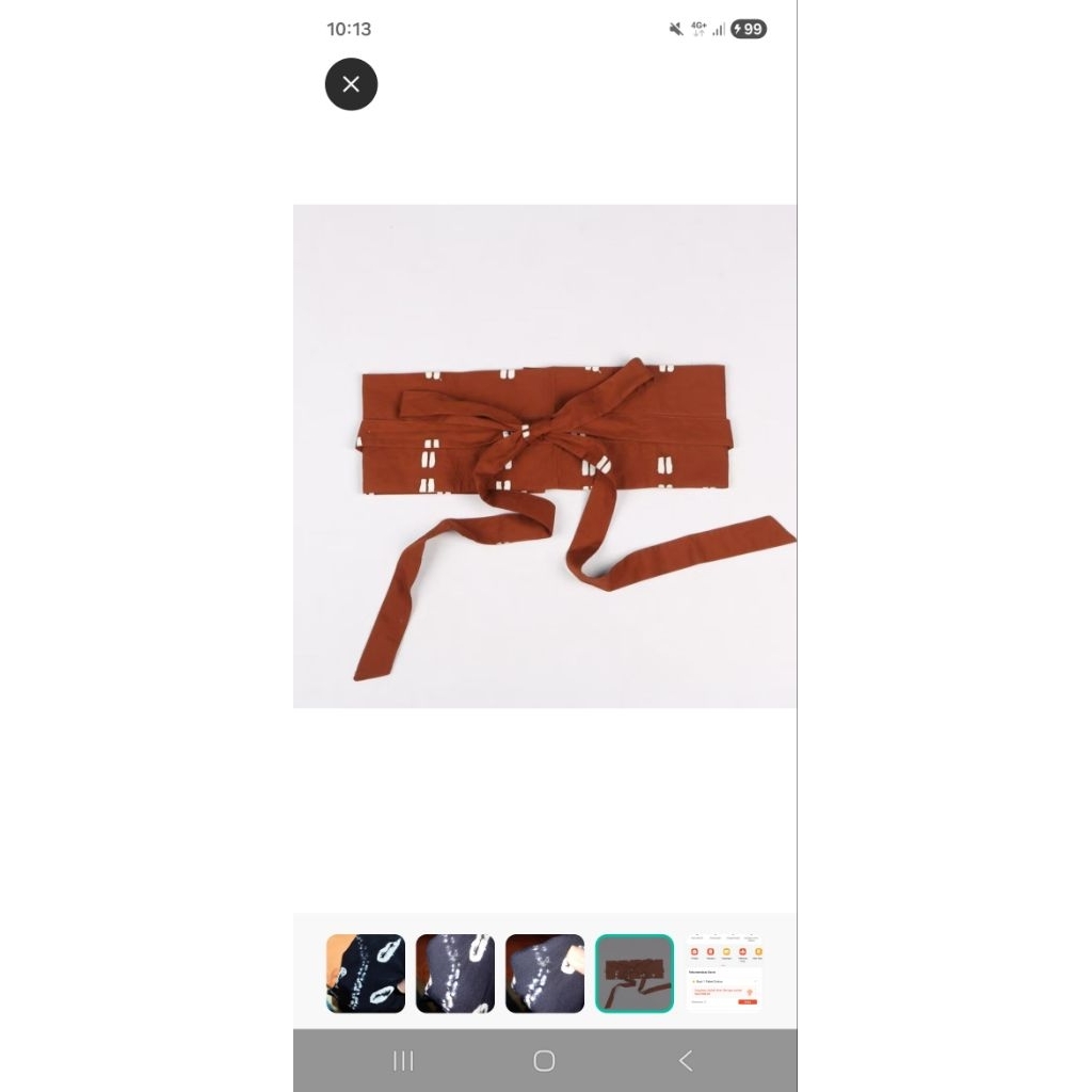 obi belt damakara (preloved)