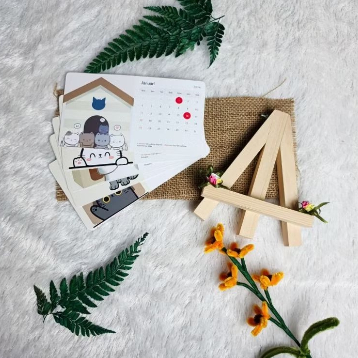 Kalender Meja Custom | Kalender Custom 2026 | Kalender Meja Estetik