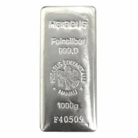Perak Batangan Heraeus 1 kg
