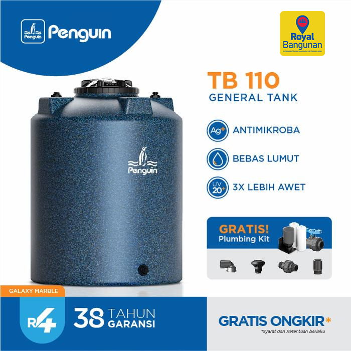 Toren air Penguin TB 110 TB110 (1050 Liter) Tangki Tanki Tandon Torn Pinguin