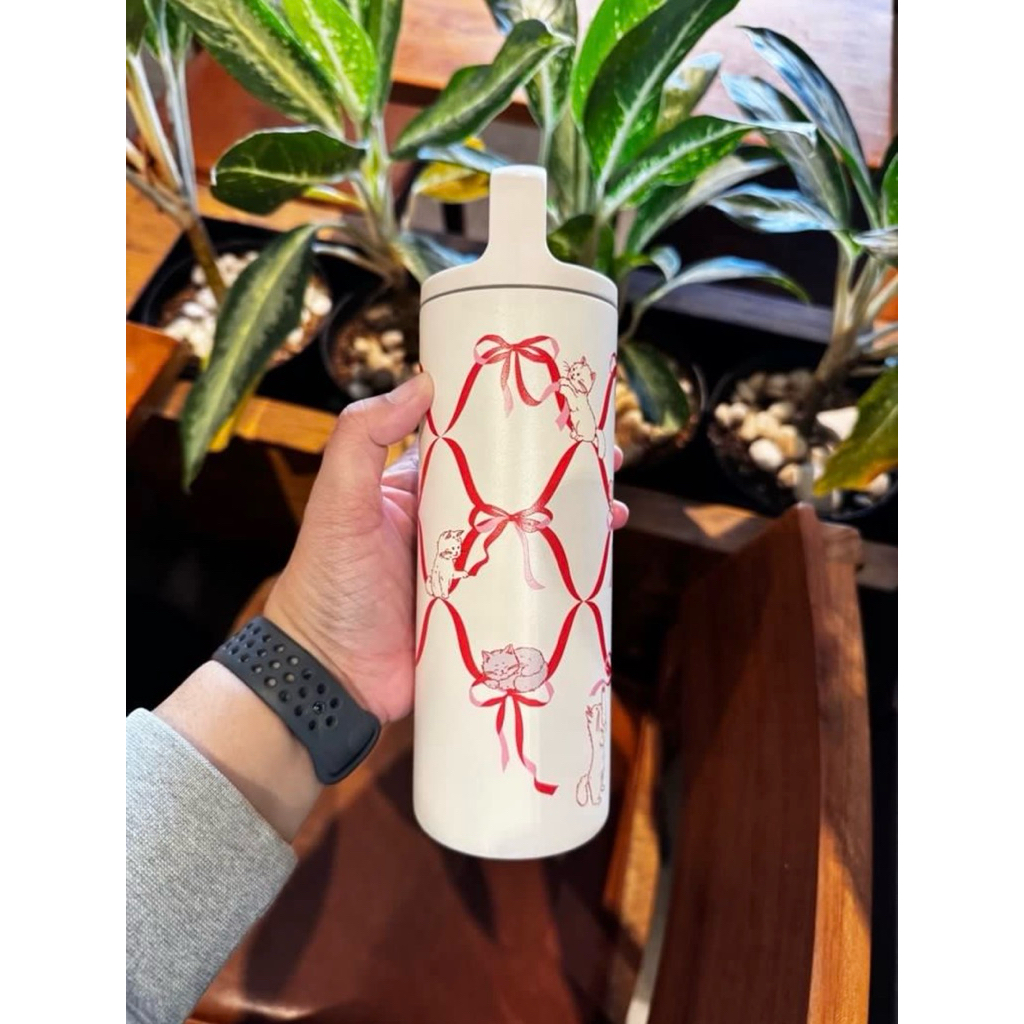 Starbucks Miir Cat Bow Coquette Tumbler