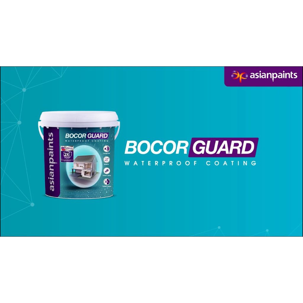 cat tembok Asian paint bocor guard, putih exterior